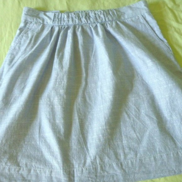 GH BASS Kaley Skirt Blue Stripe Sapphire - Picture 4 of 5